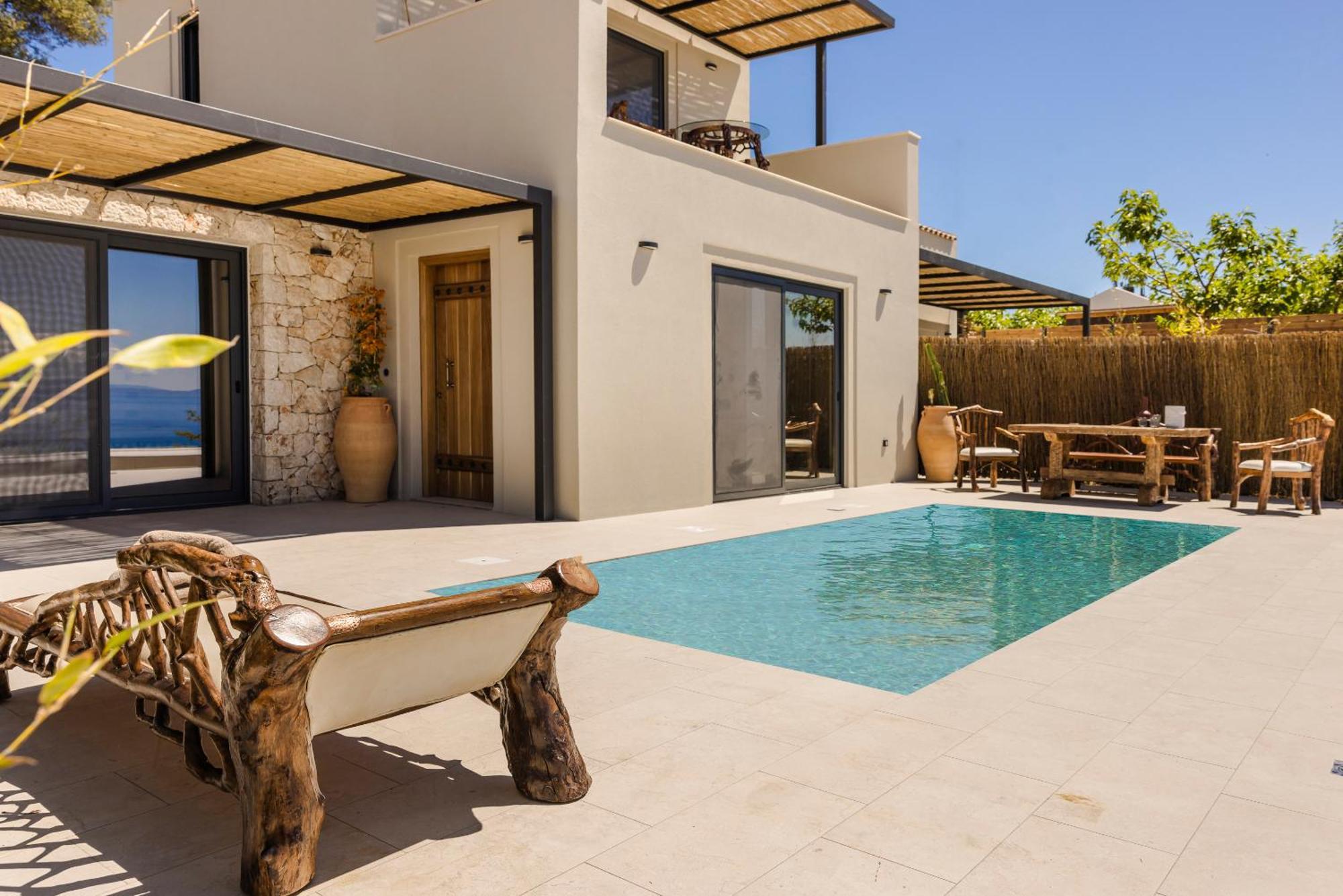 Ratzaklíon Hilaritas Luxury Suites Sea View, Private Pool & Jacuzzi Paradise מראה חיצוני תמונה