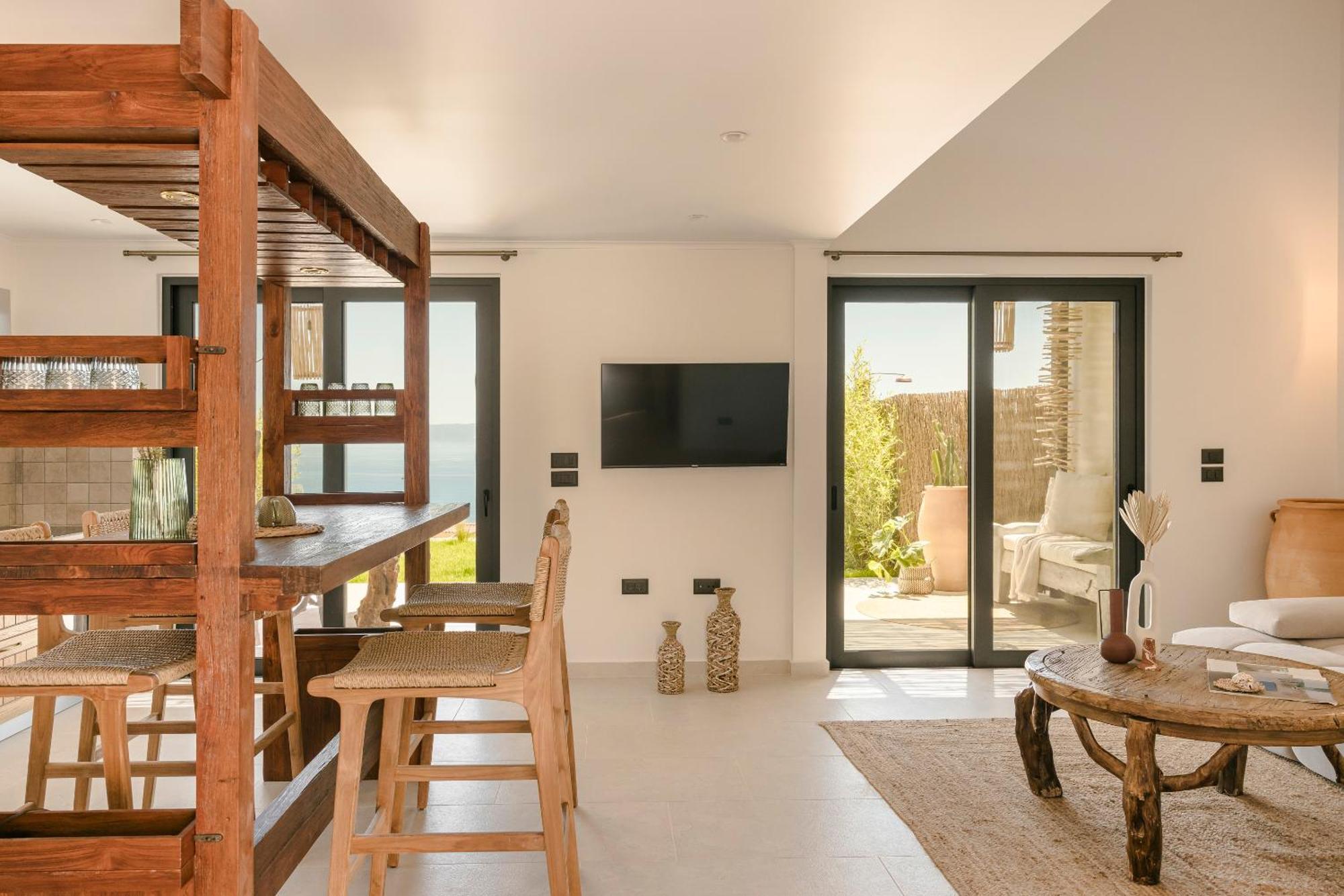 Ratzaklíon Hilaritas Luxury Suites Sea View, Private Pool & Jacuzzi Paradise מראה חיצוני תמונה